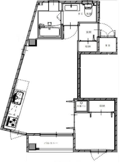 大阪市東住吉区北田辺４丁目のマンション