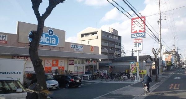 大阪市平野区長吉長原１丁目のマンション(ウエルシア平野長吉長原店)