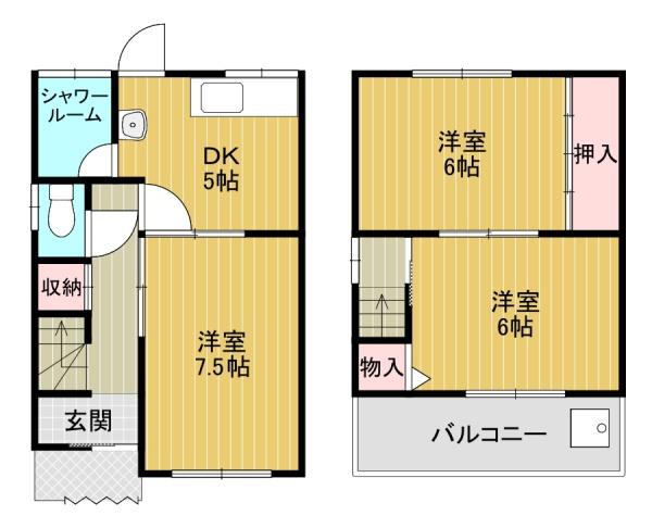 加美南3丁目2階建