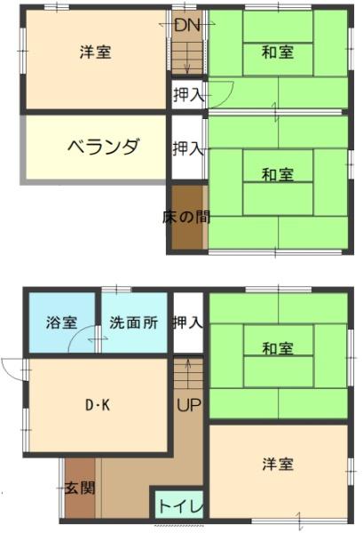堺市美原区南余部の貸家