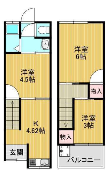 天美我堂３丁目貸家