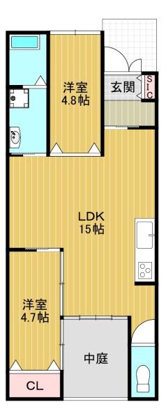 西今川１貸家