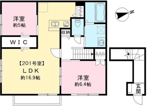 大阪市平野区加美南５丁目のアパート