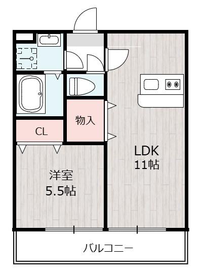 松原市三宅中５丁目のアパート