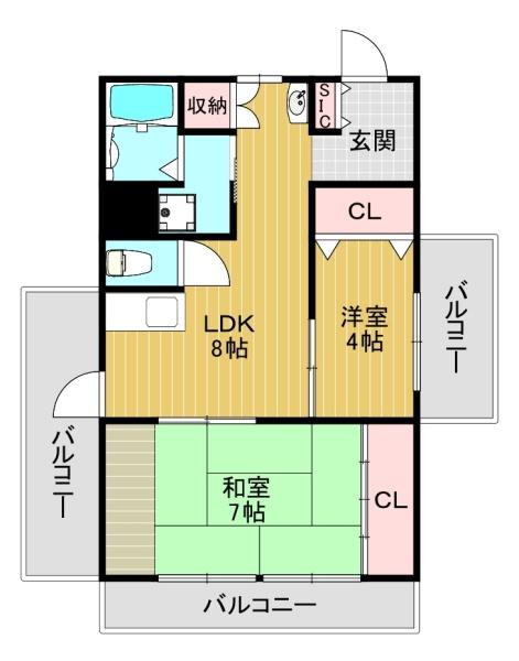 エルベコート東住吉鷹合