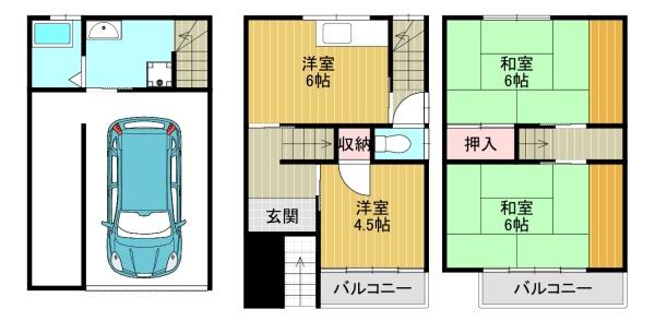 長原１丁目借家