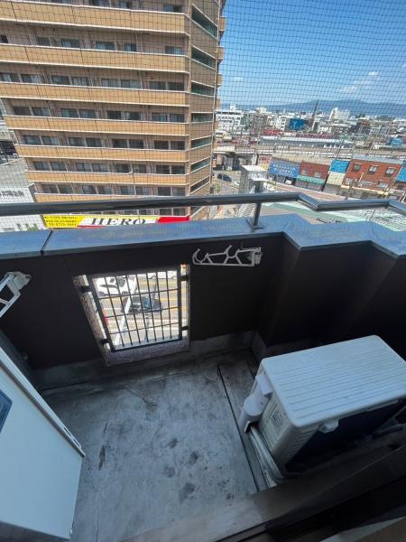 大阪市東住吉区杭全2丁目のマンション(バルコニー)