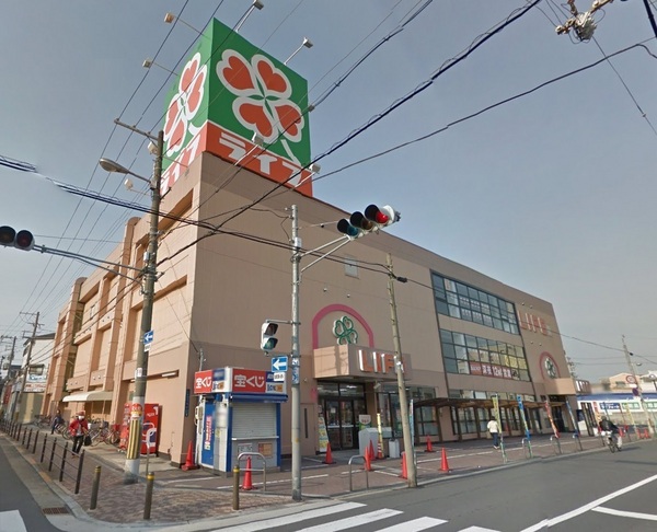 大阪市東住吉区杭全2丁目のマンション(ライフ杭全店)