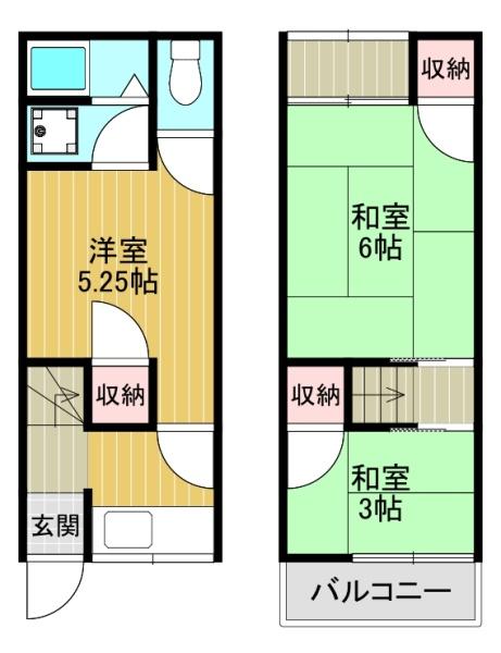 住道矢田２丁目貸家