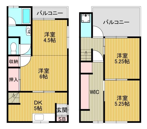 尼崎市杭瀬南新町４丁目のテラスハウス