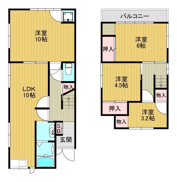 西宮市甲陽園本庄町の貸家