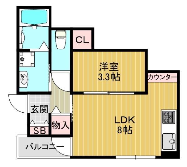 大阪市平野区喜連３丁目のアパート