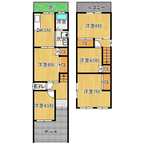 八尾市永畑町２丁目の貸家