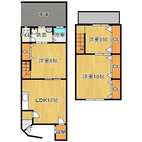 駒川1丁目東端角テラスハウス