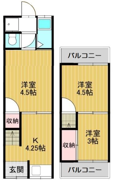 松原市天美北５丁目の貸家