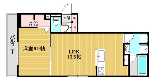 大阪市東住吉区鷹合１丁目のアパート