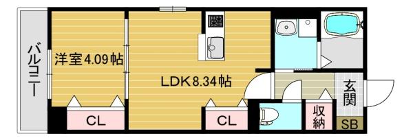 大阪市平野区喜連東２丁目のハイツ
