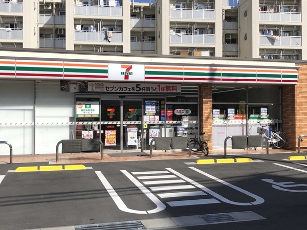 大阪市平野区喜連東２丁目のハイツ(セブンイレブン大阪喜連東4丁目店)