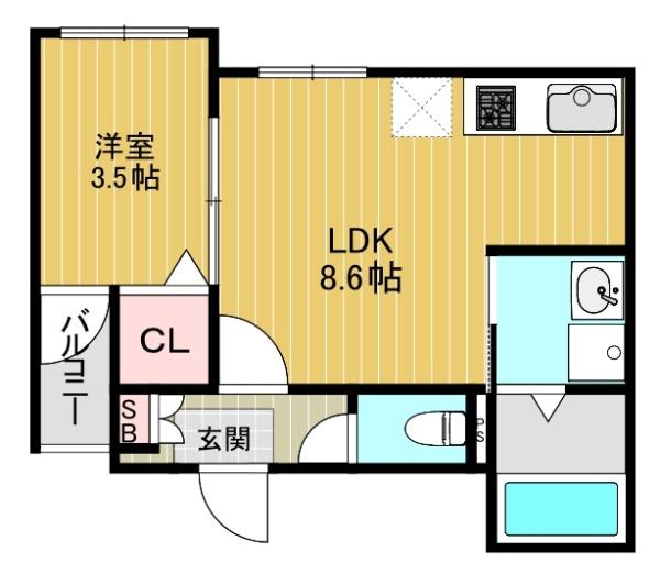 大阪市東住吉区今林２丁目のアパート