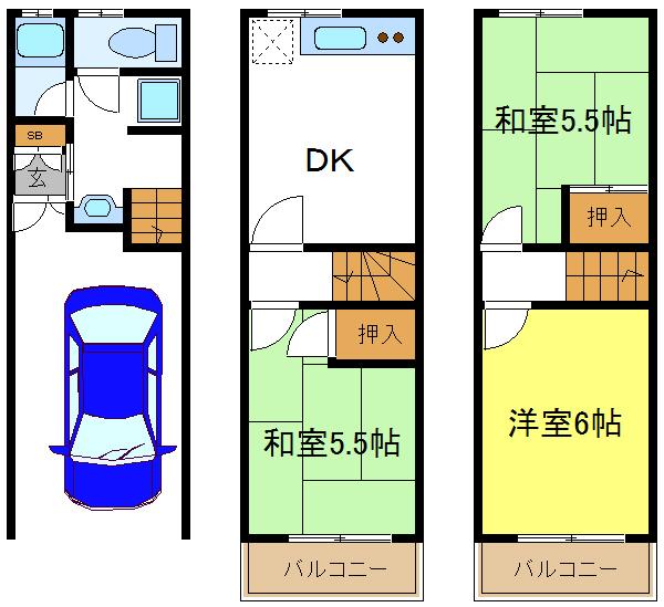 加美南5丁目借家