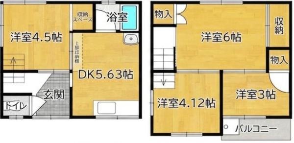 加美鞍作３貸テラスハウス