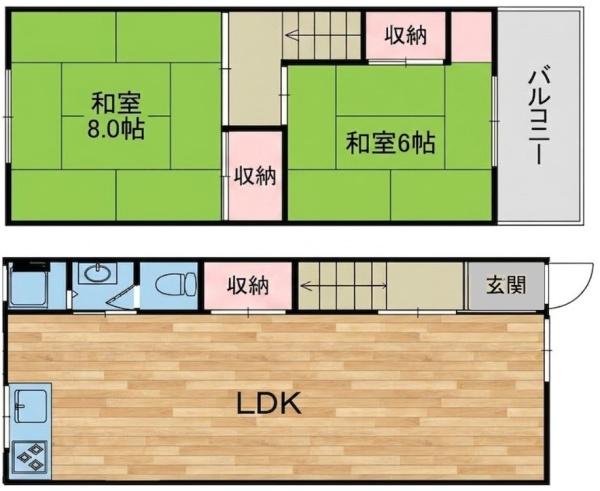 針中野２丁目住居
