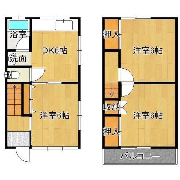 瓜破６丁目貸家