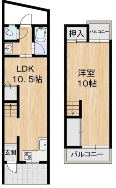 堺市東区草尾の貸家
