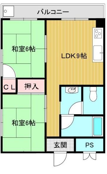 八尾市沼３丁目のハイツ