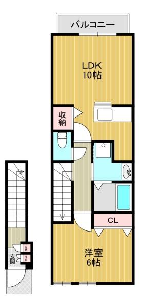 大阪市東住吉区公園南矢田４丁目のアパート