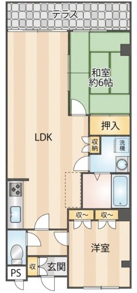 大阪市東住吉区照ケ丘矢田２丁目のマンション