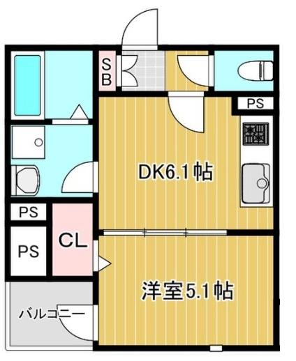 八尾市久宝寺５丁目のアパート