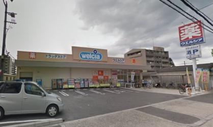 大阪市平野区長吉長原４丁目のアパート(ウエルシア平野長吉長原店)