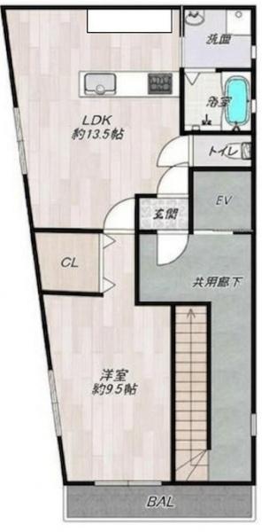 大阪市平野区平野本町４丁目のマンション