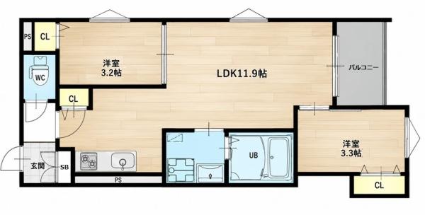 大阪市平野区瓜破西２丁目のアパート