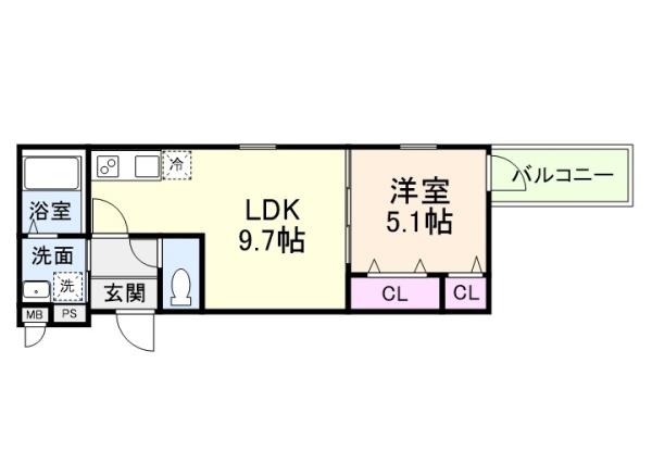大阪市東住吉区鷹合１丁目のアパート