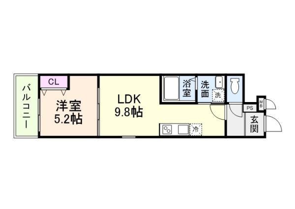 大阪市東住吉区鷹合１丁目のアパート