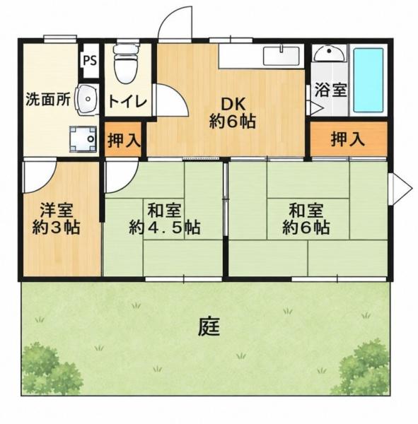 大阪市東住吉区湯里２丁目のハイツ
