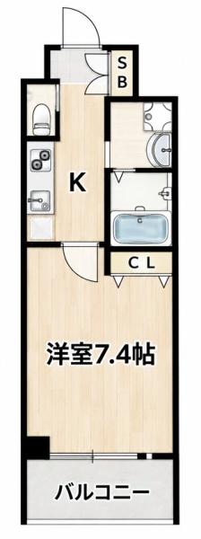 大阪市東住吉区田辺１丁目のマンション