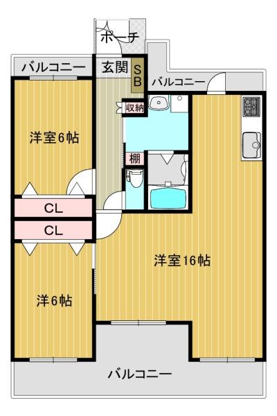 ユニハイム北田辺アクロス