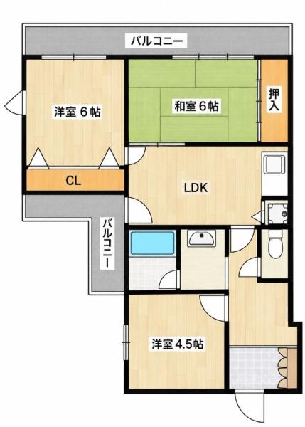大阪市東住吉区田辺５丁目のマンション