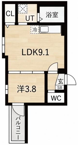 大阪市東住吉区照ケ丘矢田３丁目のアパート
