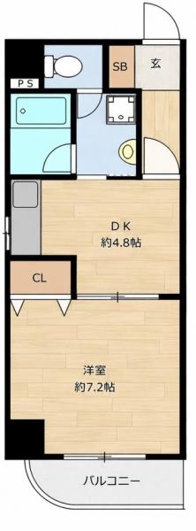 大阪市東住吉区田辺３丁目のマンション
