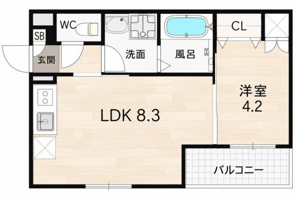 大阪市東住吉区住道矢田１丁目のアパート
