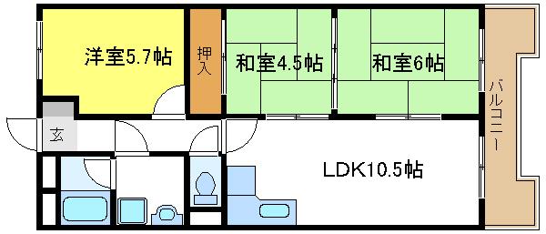 グローバルハイツ(間取り)