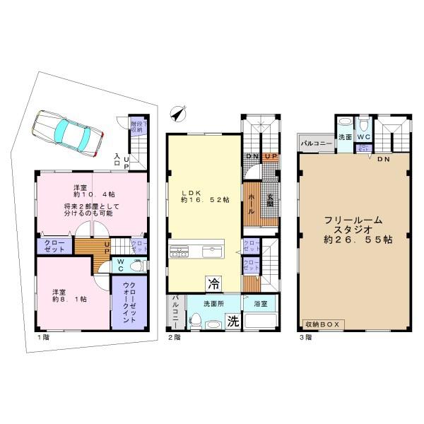 岸和田市下松町１丁目貸家