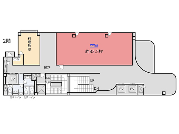 八戸市十三日町　フラワーエイトビル2階　貸店舗・事務所　000172（K）