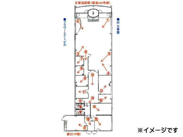 八戸市十三日町　貸店舗・事務所　000277（K）