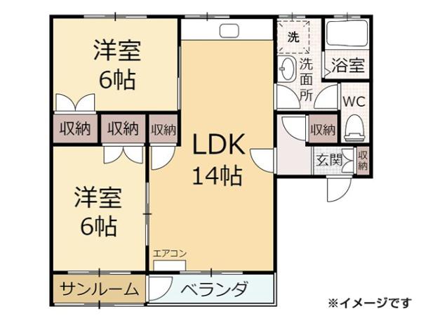 八戸市長苗代一丁目　ルミエール・D号　000289