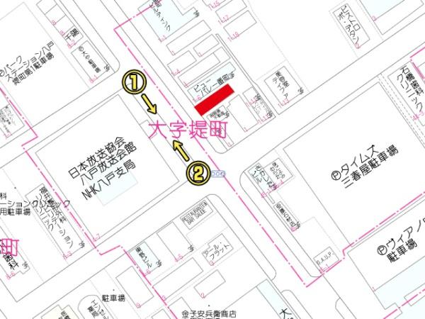 八戸市番町　貸店舗・事務所（区分）000309（K）